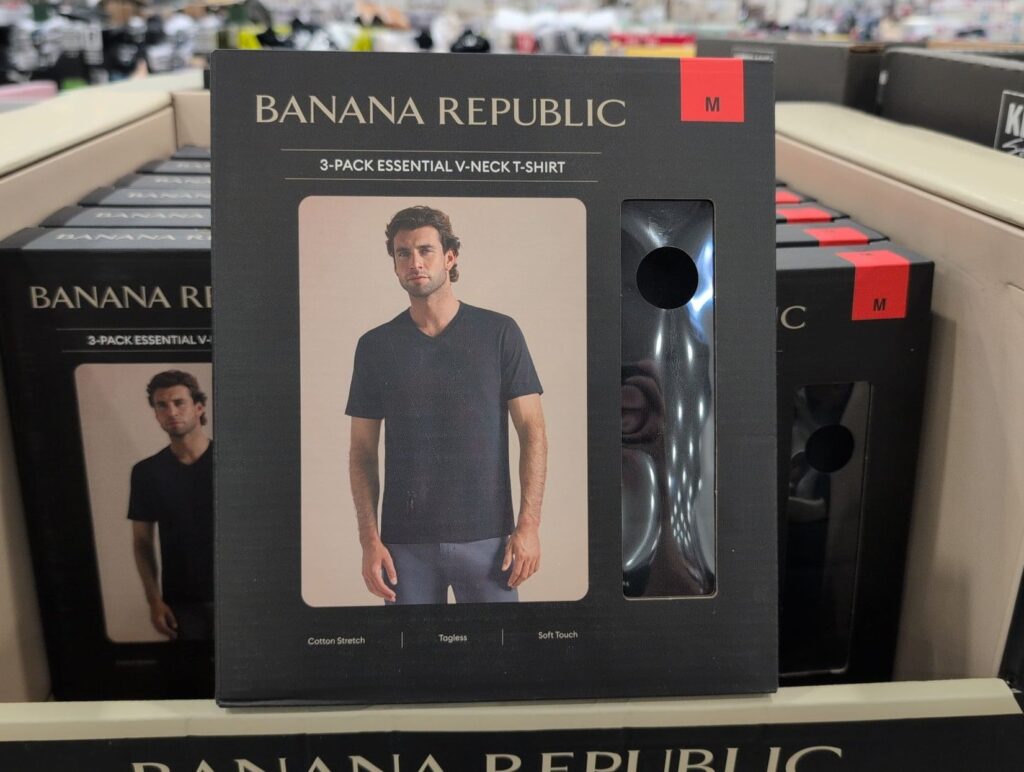 Banana Republic Men's V-Neck Tee 3-Pack